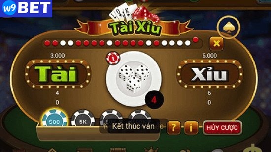 Tài Xỉu W9Bet là một tựa game yêu thích của nhiều cược thủ